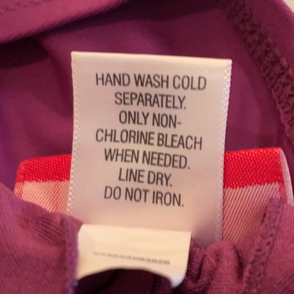 Elle Purple Halter Tankini Swimwear Top 10 - Picture 8 of 9